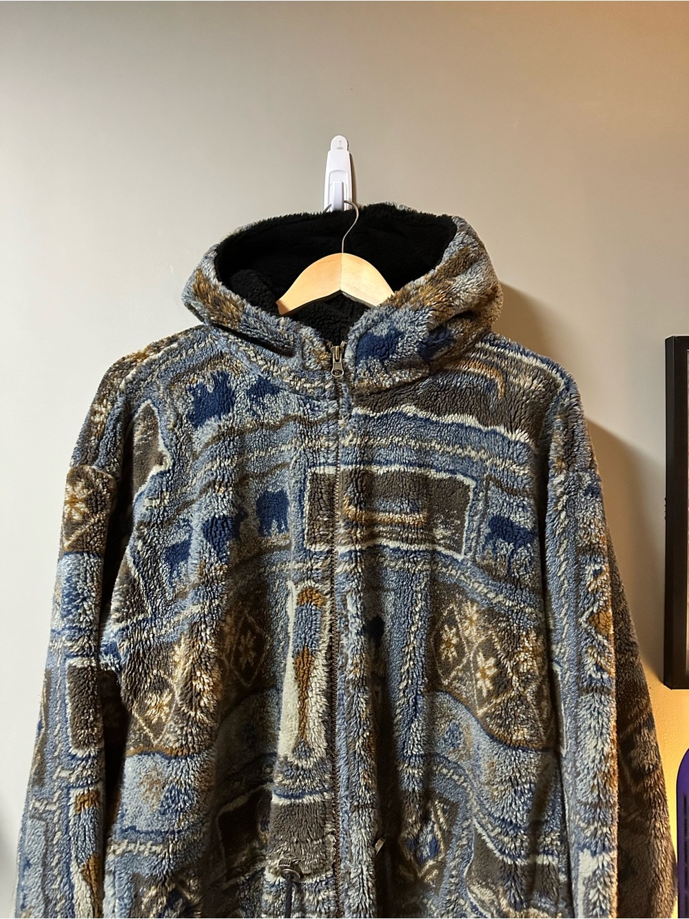 Mazmania Vintage Fleece Hooded Jacket - Picture 3 of 8